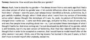 NEW YORK CITY TRANS ORAL HISTORY PROJECT, INTERVIEW TRANSCRIPT